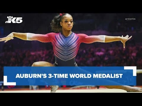 Auburn's 3-time world medalist
