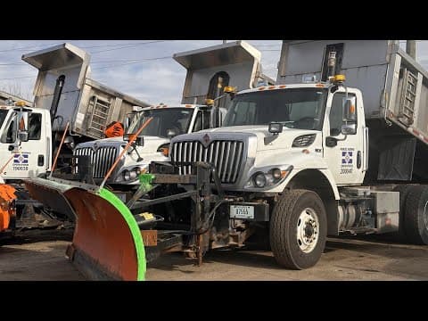 How is Indy DPW planning to deal with Friday's snow?