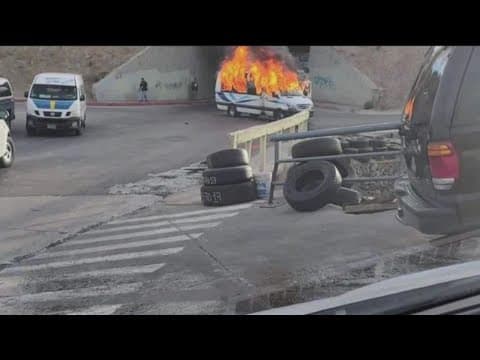 U.S. Consulate warning over travel to Baja California after weekend of chaos