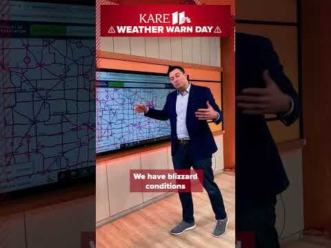 Check out road conditions Thursday morning following the heaviest of the snow! #kare11 #shorts