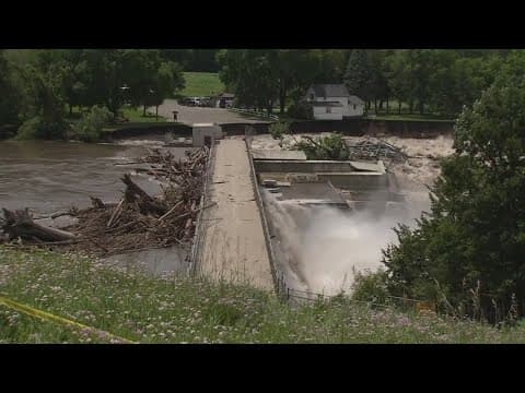 'Partial failure' confirmed at Rapidan Dam in Minnesota amid flooding across the Midwest