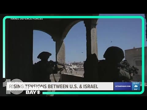 Israel-US tensions rise