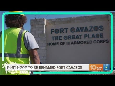Fort Hood to be renamed Fort Cavazos to move away from Confederate ties