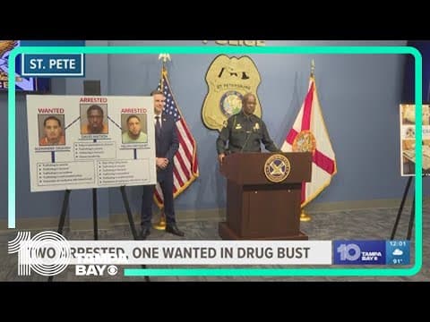 St. Pete police say months-long fentanyl trafficking investigation results in major drug bust, arres