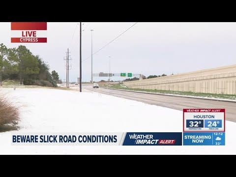 KHOU 11 team coverage: Tracking snow, weather, road conditions