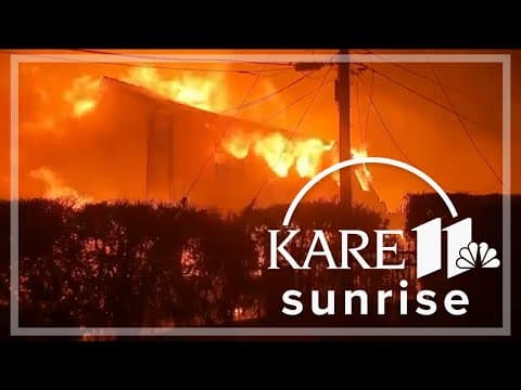 Rapidly growing wildfires force evacuations in Los Angeles