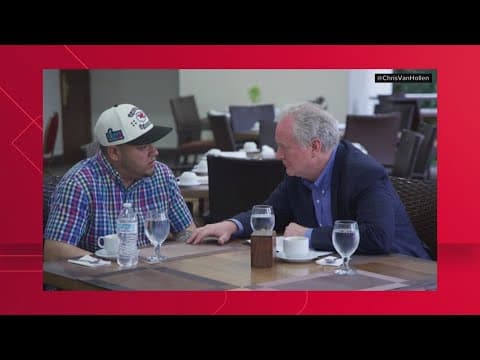 Sen. Chris Van Hollen returns from El Salvador after speaking with man mistakenly deported