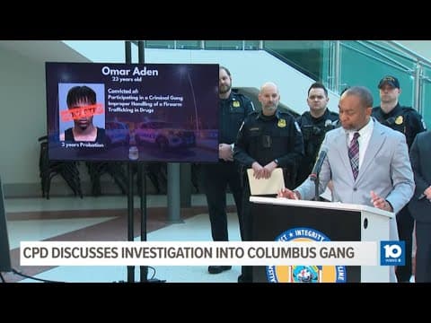 Police discuss investigation, arrests of Columbus street gang