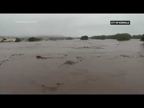 Video from bridge shows scope of deadly Texas flood