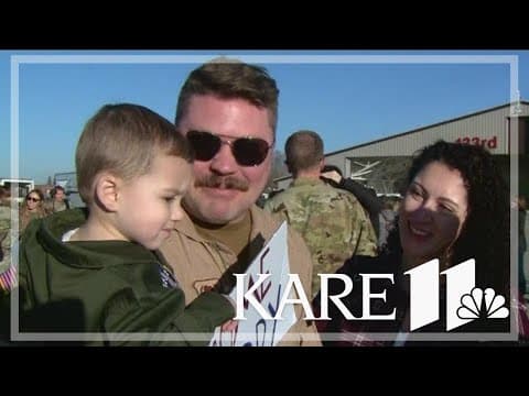Home for the holidays: Minnesota's 133rd Airlift Wing back home after 3-month deployment to Africa