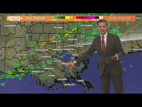 New Orleans Weather: Flooding possible Monday