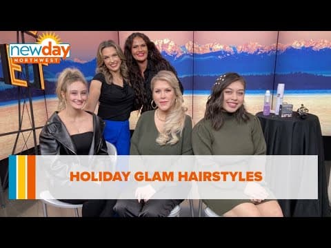Holiday glam hairstyles - New Day NW