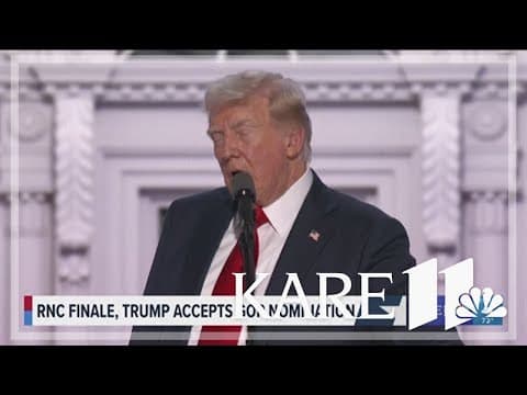 Trump describes assassination attempt in personal detail as he accepts Republican nomination