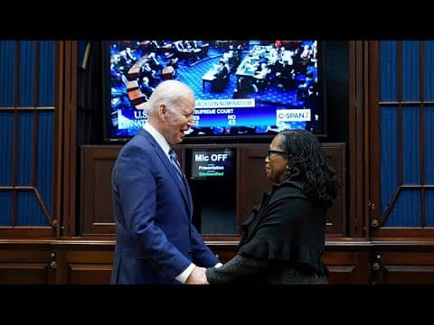 Biden delivers remarks on Ketanji Brown Jackson's Supreme Court confirmation