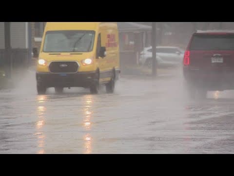 Crews working to keep roads safe amid flurries, tumbling temps