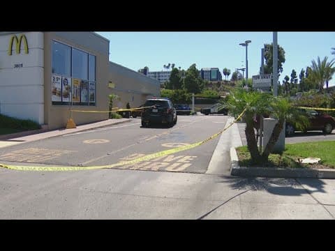 Man stabbed to death at McDonald's in Midway District