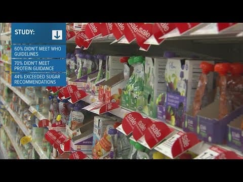 Study: Baby food sold in stores is not that healthy