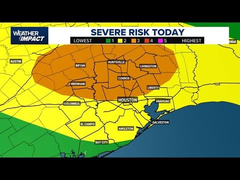 Track showers and storms across the Houston area today