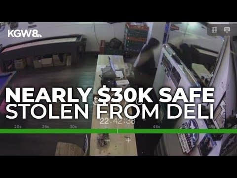 Burglar hides in Portland deli, steals nearly $30K lottery safe in second theft this year