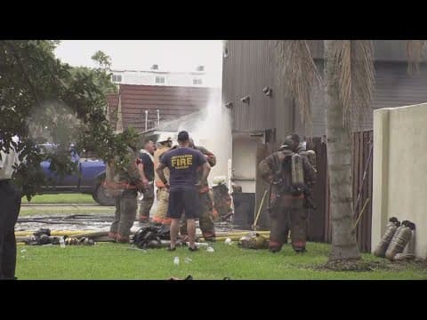 Storage unit fire at West End