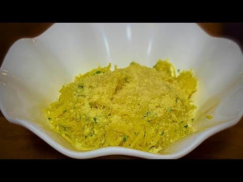Lemon Parsley Spaghetti Squash | Cooking with Styles
