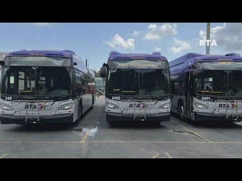 New RTA buses being put on the street in Orleans Parish