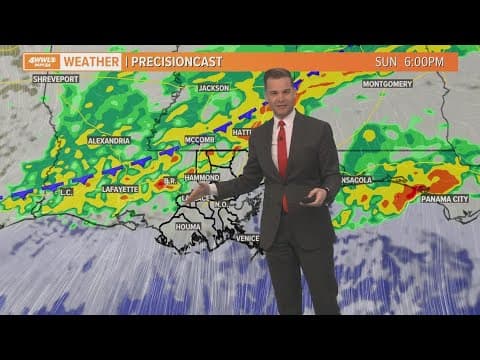 Nice to kick off the weekend, but rain returns Sunday