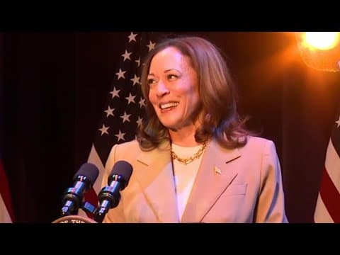 VP Kamala Harris speaks at Massachusetts campaign event