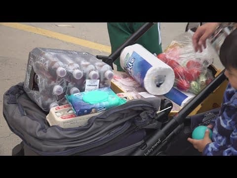 Bags for the Brave donations were distributed Saturday