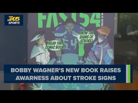 Seattle Seahawk Bobby Wagner's new book raises awareness about signs of a stroke