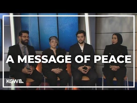 Group visits Portland spreading message of peace | Full interview