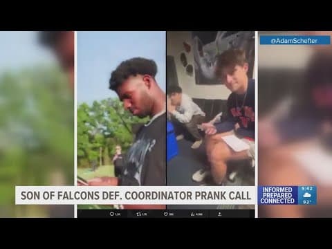 Falcons defensive coordinator's son behind Shedeur Sanders' prank call during NFL Draft