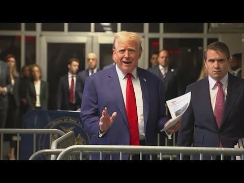 Donald Trump's gag order partially lifted in New York hush money trial