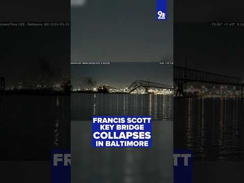 Key Bridge collapses in Baltimore, struck by cargo ship