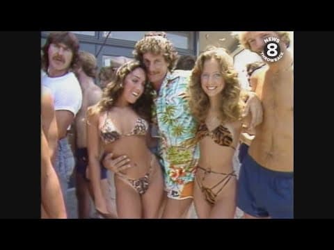 Ocean Beach festivities on the 3rd of July, 1982