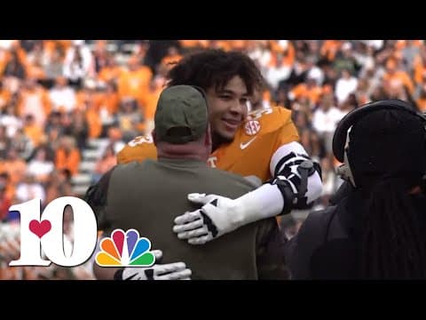Tennessee football players recognized for Senior Day