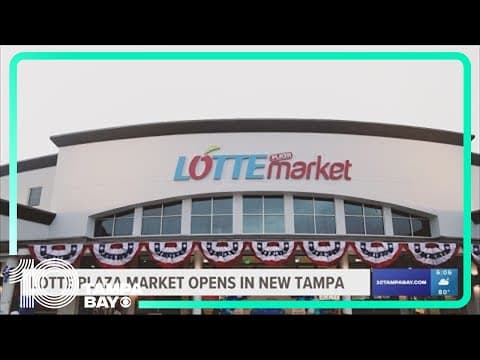 Popular Asian grocery store Lotte Plaza Market opens in New Tampa