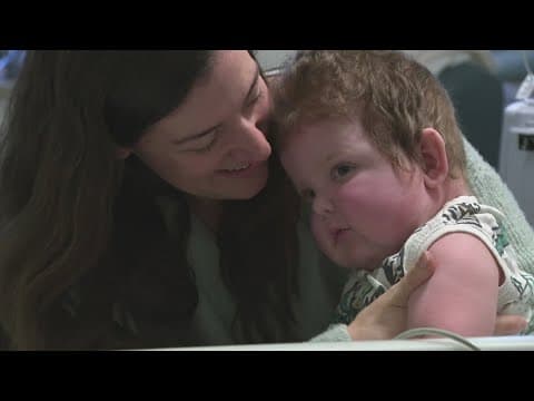 Baby Jack goes home after heart transplant