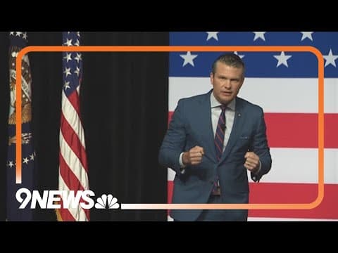 Hegseth lays out vision for military, applauds Trump administration's anti-DEI efforts