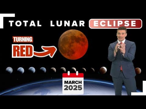 Full moon will turn red this March | Total Lunar Eclipse 2025