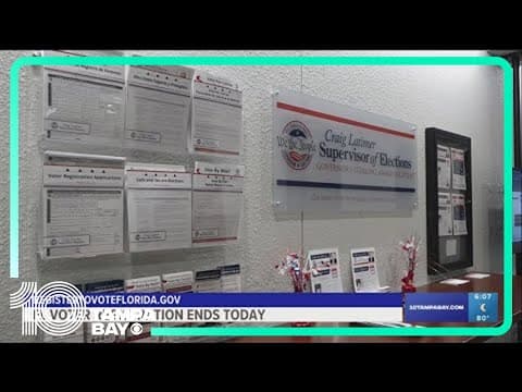 As Florida's voter registration ends today, here's how you can make sure you're registered on time