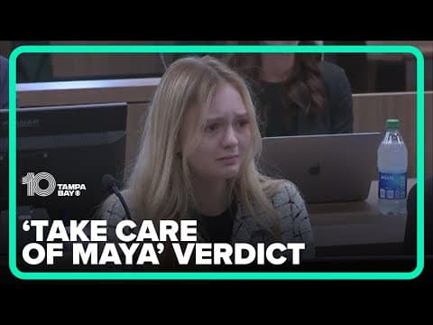 'Take Care of Maya' verdict read in court