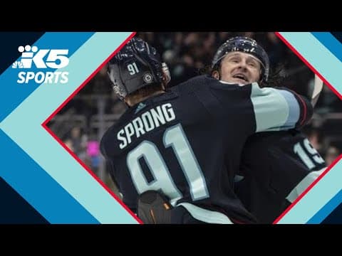 Kraken reacquired forward Daniel Sprong in a trade with the Canucks