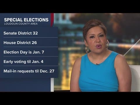 Early voting in special elections now underway in Virginia