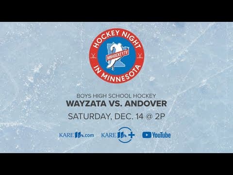 WATCH LIVE: Hockey Night in Minnesota | Wayzata vs. Andover (Boys)