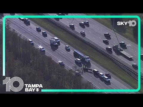 Deadly crash shuts down part of I-75 North in Pasco County