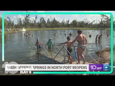 Warm Mineral Springs in North Port reopens after Hurricane Ian damage