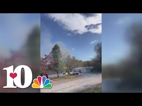 Part of Topside Road closed as Alcoa crews respond to fire