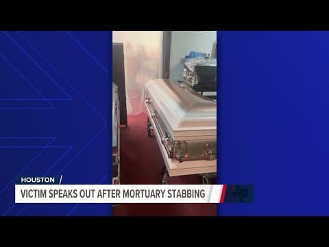 Man stabbed while confronting employees about conditions at a mortuary speaks out | Texas News Now
