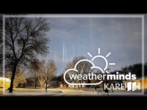 WeatherMinds: When do 'sun pillars' occur?